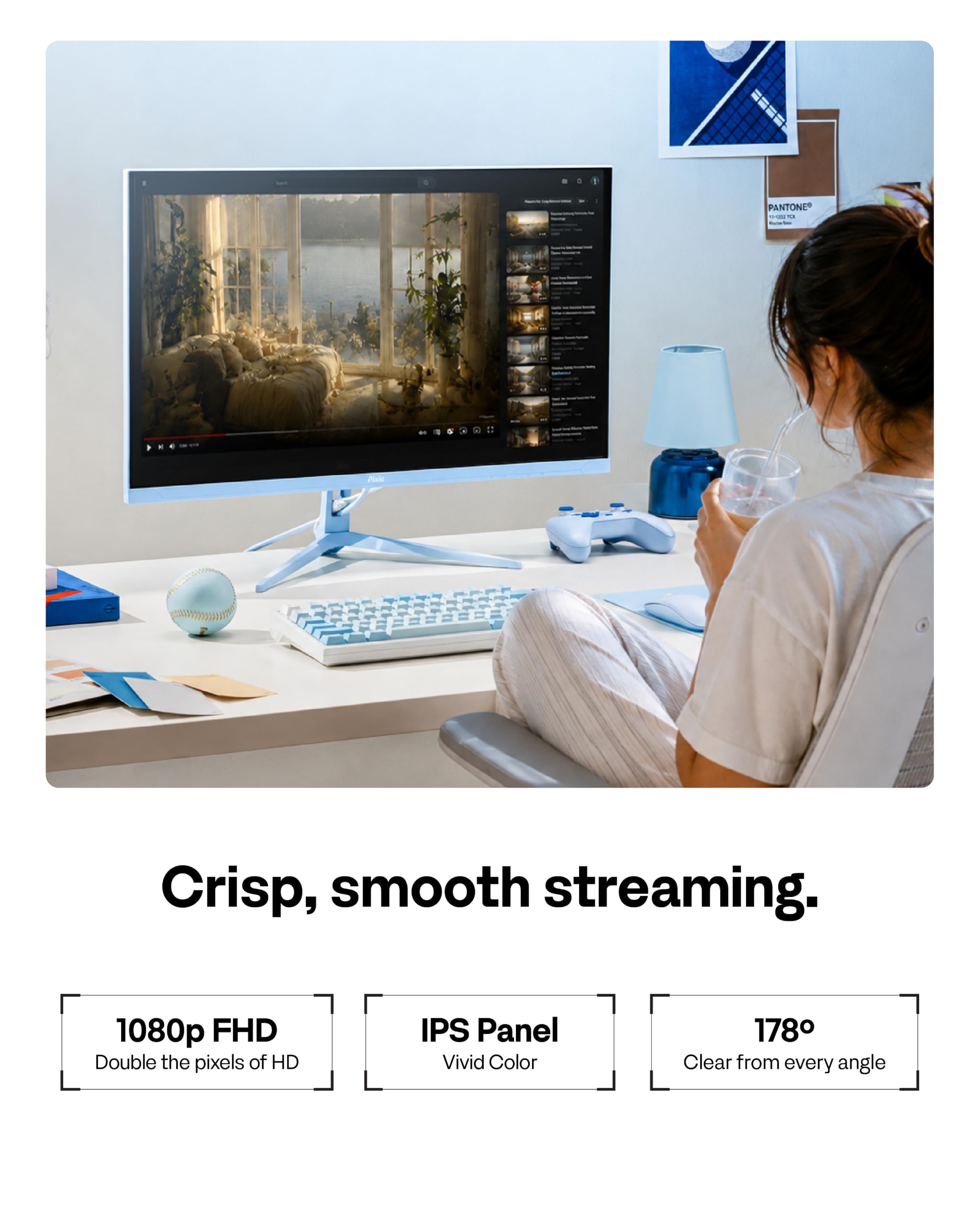 Amazon.co.jp: Pixio PX248 Wave Blue 24